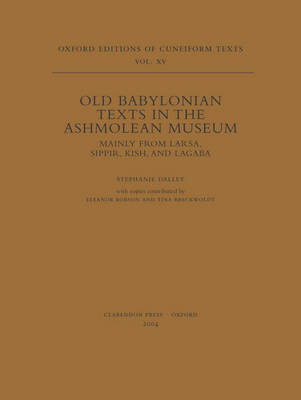 Old Babylonian Texts in the Ashmolean Museum