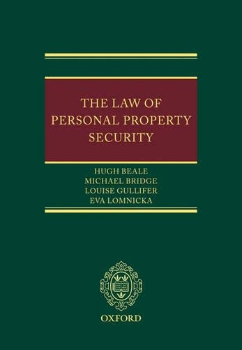 The Law of Personal Property Security