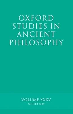 Oxford Studies in Ancient Philosophy XXXV