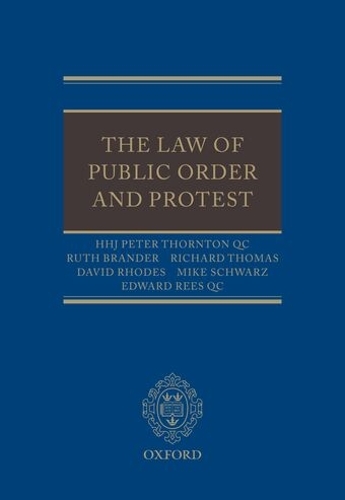 The Law of Public Order and Protest