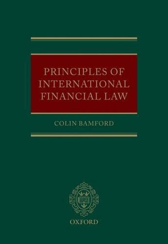 Principles of International Financial Law