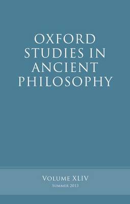 Oxford Studies in Ancient Philosophy, Volume 44