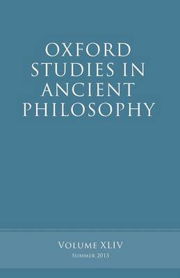 Oxford Studies in Ancient Philosophy, Volume 44