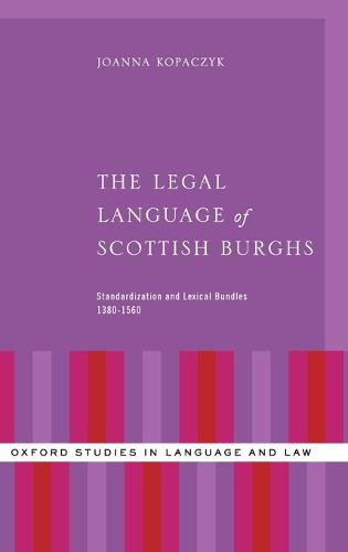 The Legal Language of Scottish Burghs
