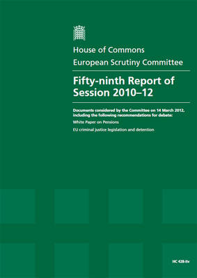 Fifty-ninth report of session 2010-12
