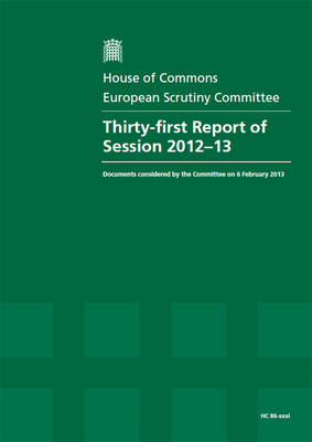 Thirty-first report of session 2012-13