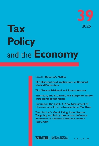 Tax Policy and the Economy, Volume 39 Volume 39