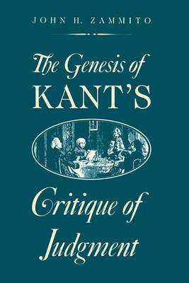 The Genesis of Kant's Critique of Judgment