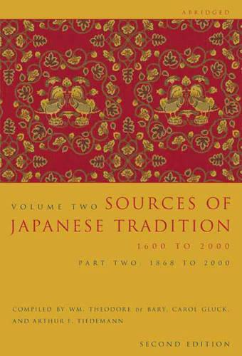 Sources of Japanese Tradition, Abridged