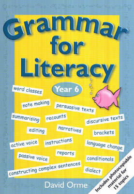Grammar for Literacy Year 6