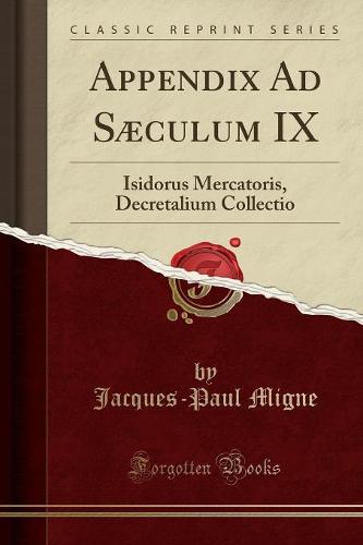 Appendix Ad Saeculum IX