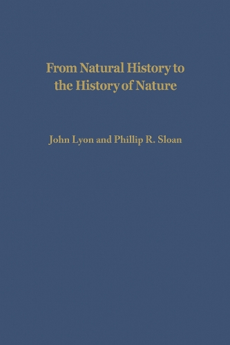 From Natural History to the History of Nature