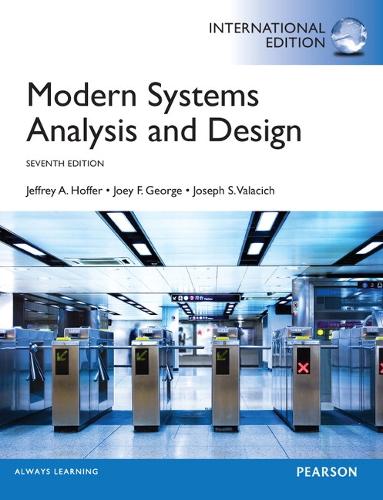 Modern Systems Analysis and Design, Global Edition