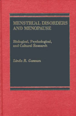Menstrual Disorders and Menopause