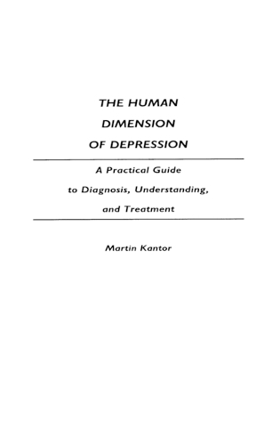 The Human Dimension of Depression