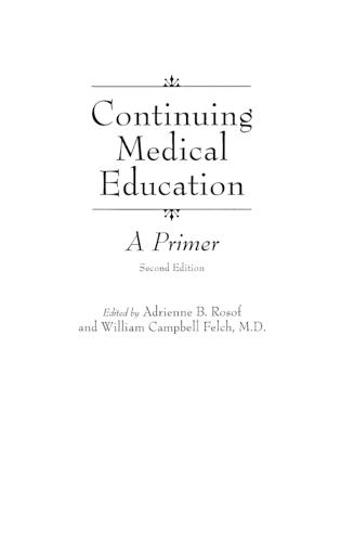 Continuing Medical Education