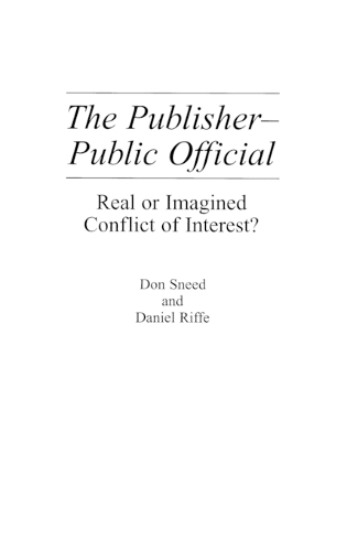 The Publisher-Public Official