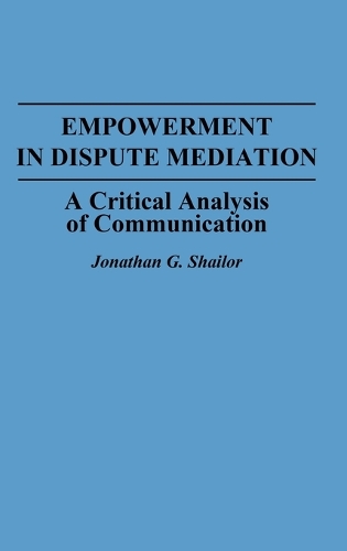 Empowerment in Dispute Mediation