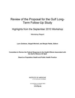 Review of the Proposal for the Gulf Long-Term Follow-Up Study