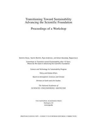 Transitioning Toward Sustainability