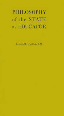 Philosophy of the State as Educator