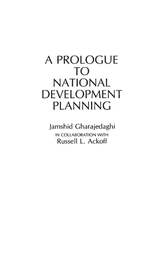 A Prologue to National Development Planning