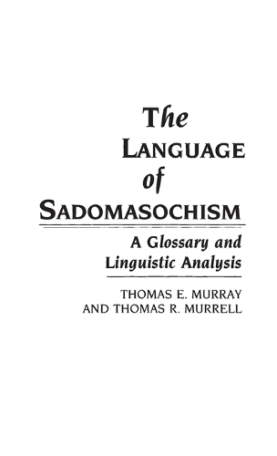 The Language of Sadomasochism