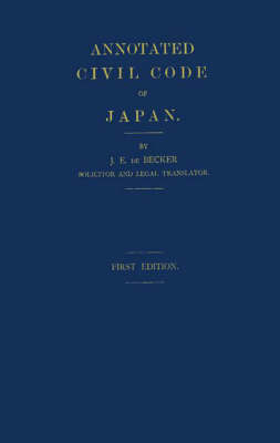 Annotated Civil Code of Japan
