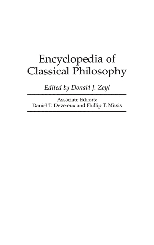 Encyclopedia of Classical Philosophy