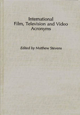 International Film, Television and Video Acronyms