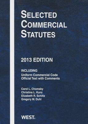 Selected Commercial Statutes