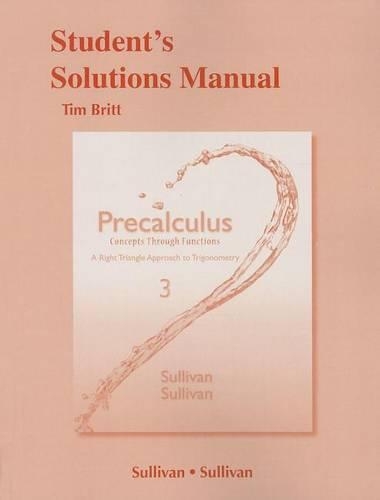 Student's Solutions Manual for Precalculus