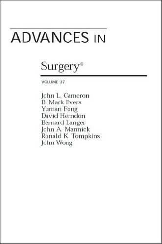 Advances in Surgery - Vol 37