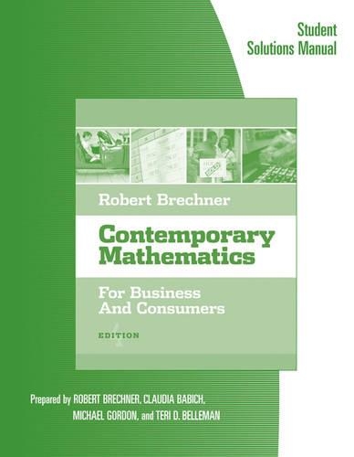 SSM, Contemp Math Bus and Consmr