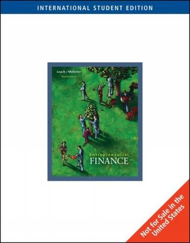 Entrepreneurial Finance