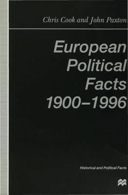 European Political Facts, 1900-96 1998