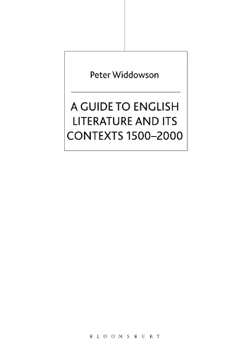 The Palgrave Guide to English Literature and Its Contexts