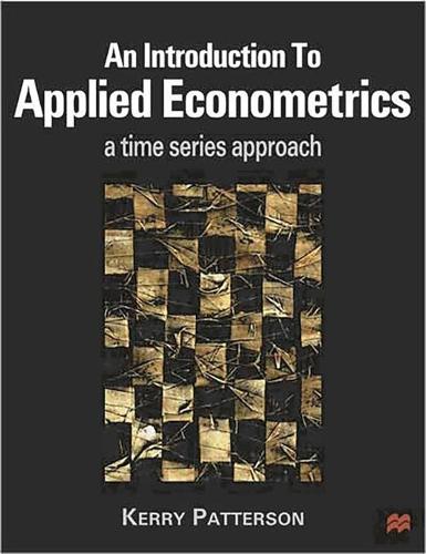 An Introduction to Applied Econometrics
