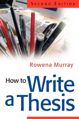 How to Write a Thesis