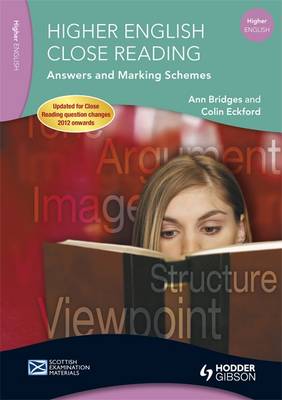 Higher English Close Reading Answers and Marking Schemes