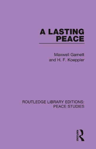 A Lasting Peace