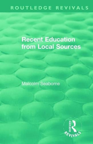 Recent Education from Local Sources