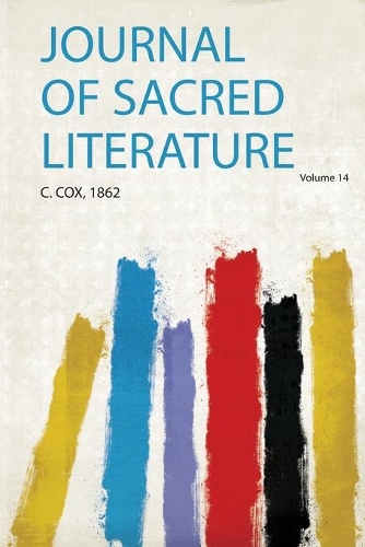 Journal of Sacred Literature Volume 14