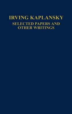 Selected Papers and Other Writings