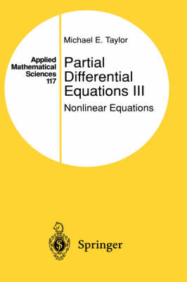 Partial Differential Equations: Nonlinear Equations v. 3