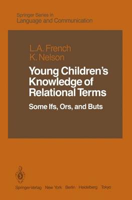 Young Children's Knowledge of Relational Terms
