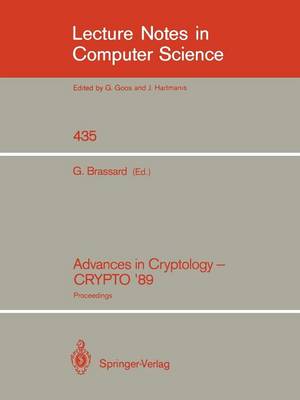 Advances in Cryptology - CRYPTO '89