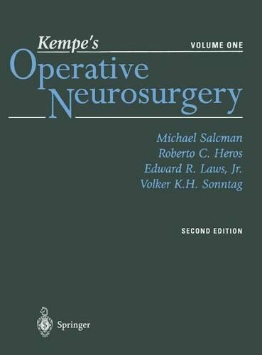Kempe's Operative Neurosurgery. Volume One
