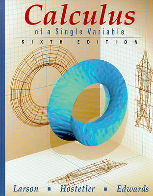 Calculus with Analytic Geometry: Calculus of a Single Variable