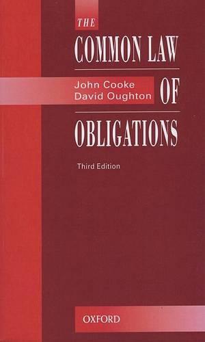 The Common Law of Obligations